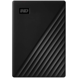 Išorinis kietasis diskas Western Digital My Passport 4TB 2.5", Juodas