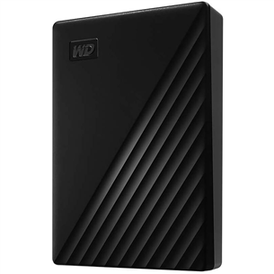 Išorinis kietasis diskas Western Digital My Passport 4TB 2.5", Juodas