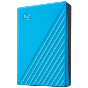 Išorinis kietasis diskas Western Digital My Passport 4TB 2.5", Mėlynas