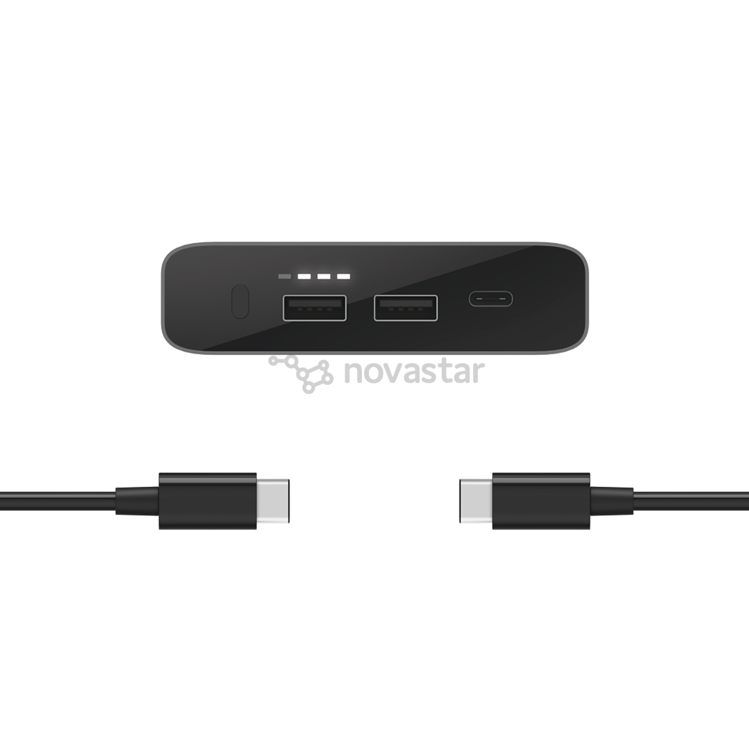 Išorinė baterija Hama 26800 mAh, Type-C, 3A, Juoda