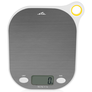 ETA Grami, up to 8 kg, grey/white - Kitchen scale