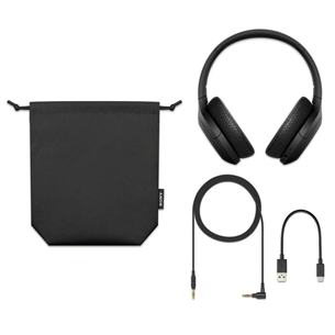 Ausinės Sony WHH910NB.CE7, belaidės, Mėlynos