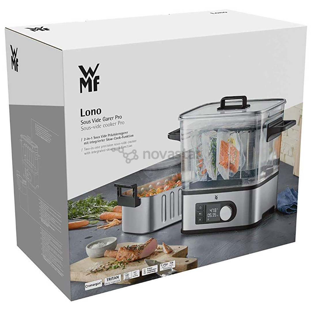 WMF Lono Pro Sous Vide, 1500 W, sidabro spalvos - Garų puodas