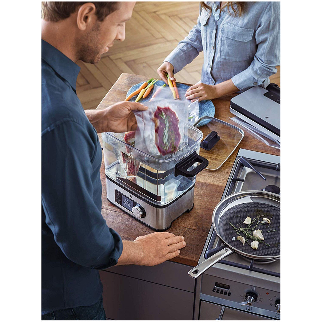 WMF Lono Pro Sous Vide, 1500 W, sidabro spalvos - Garų puodas