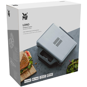 WMF Lono, 800 W, inox - Sandwich maker