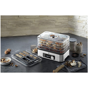 WMF KITCHENminis Snack to-go, 220 W, silver/black - Dehydrator