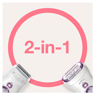 Braun Silk-epil 9 SensoSmart, baltas - Epiliatorius