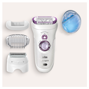 Braun Silk-epil 9 SensoSmart, baltas - Epiliatorius