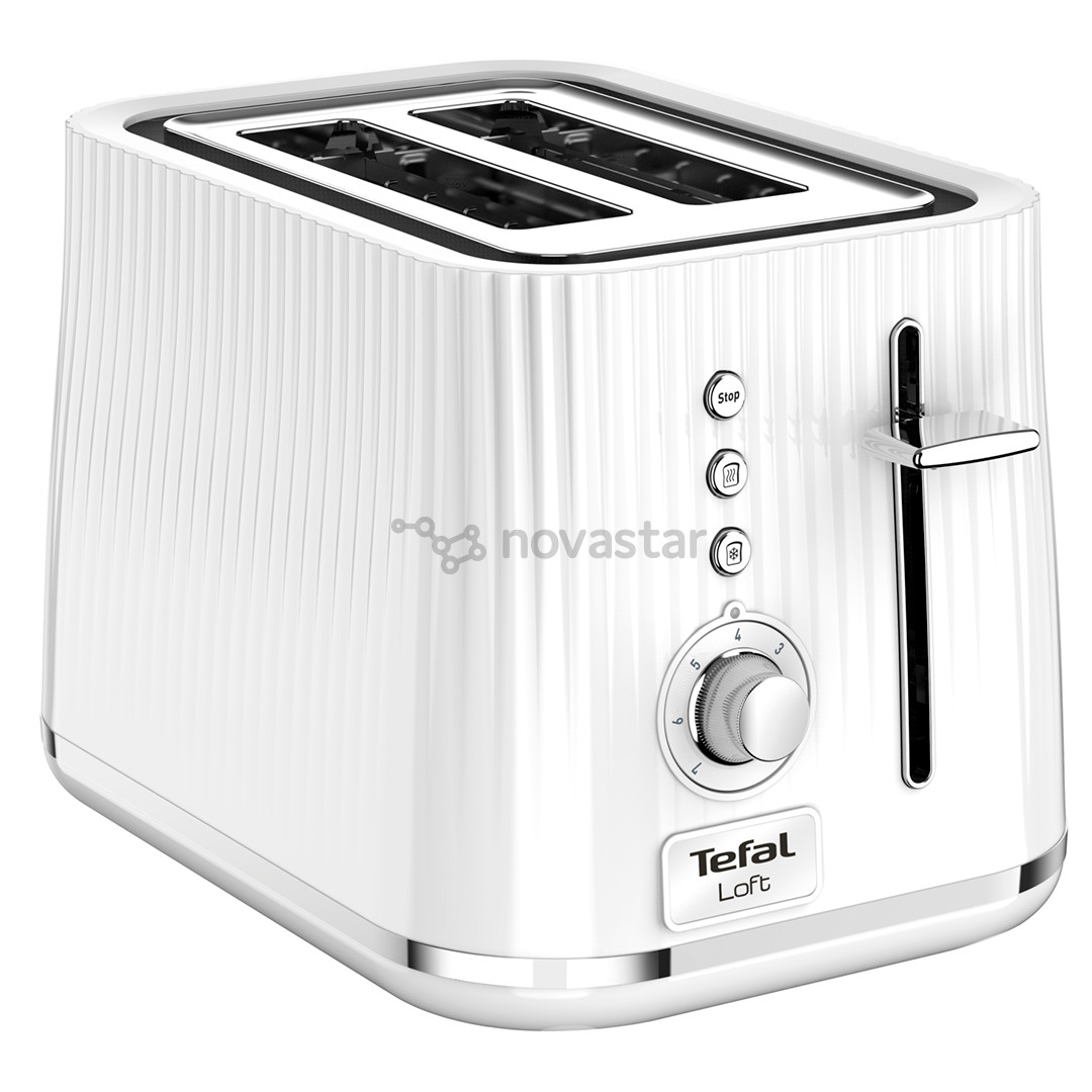 Toaster Tefal Loft, 850 W, white