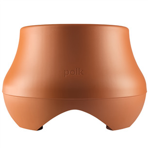 Polk Atrium Sub100, terakotos spalvos - Lauko žemųjų dažnių kolonėlė
