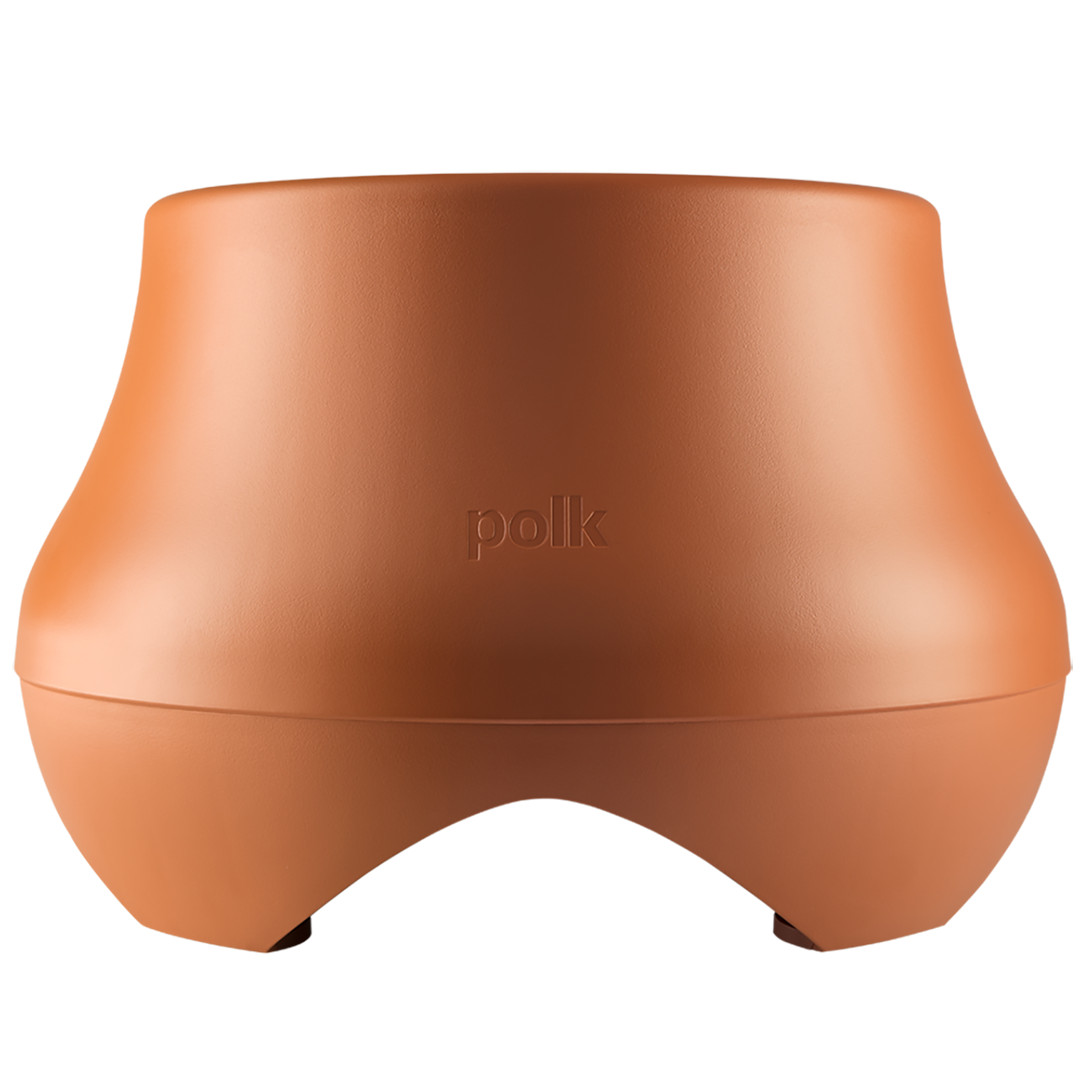Polk Atrium Sub100, terakotos spalvos - Lauko žemųjų dažnių kolonėlė