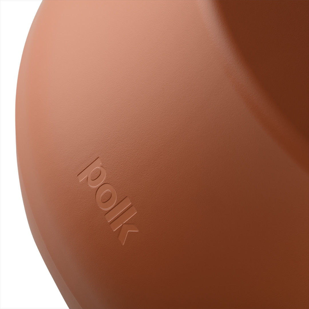 Polk Atrium Sub100, terakotos spalvos - Lauko žemųjų dažnių kolonėlė