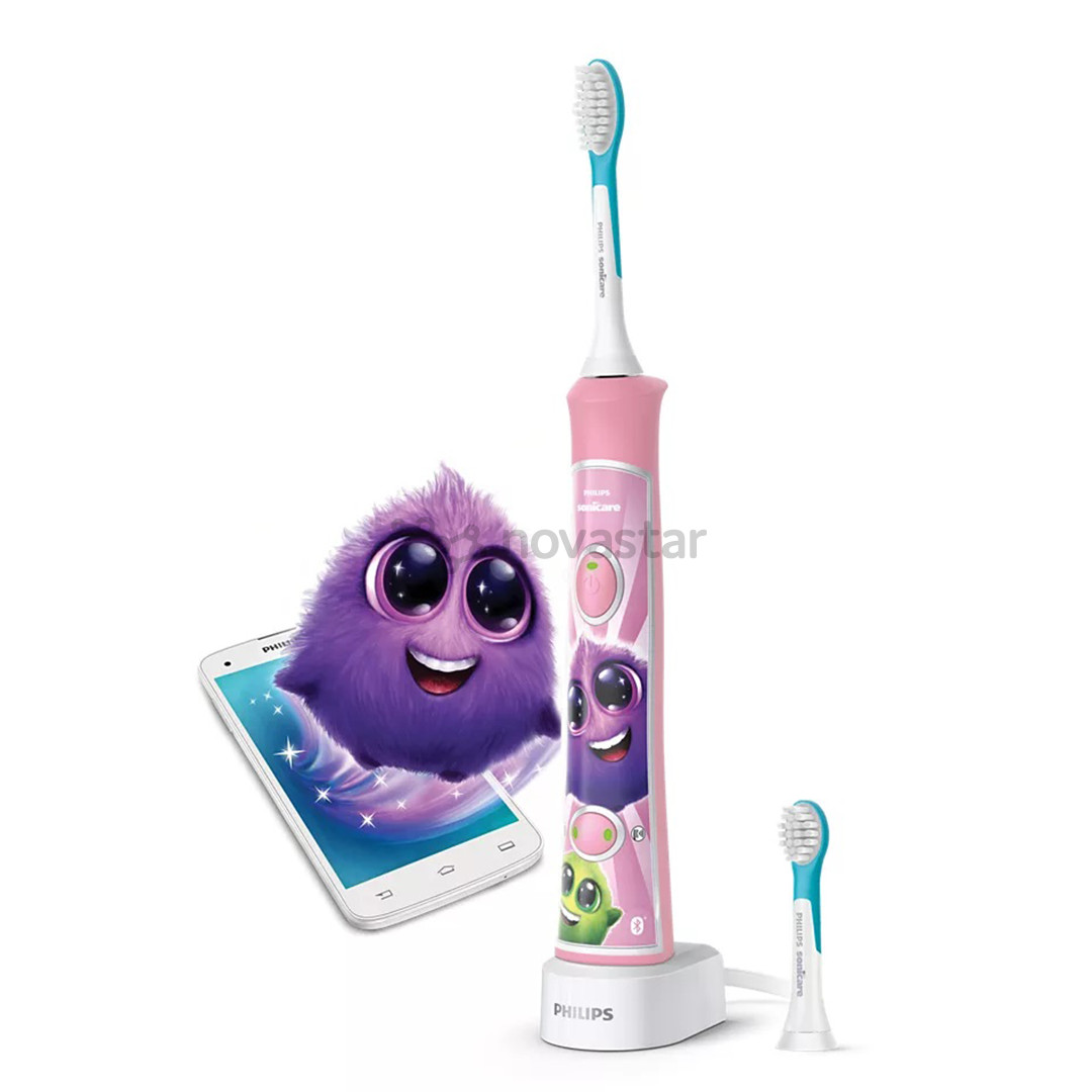 Philips Sonicare For Kids, белый/розовый - Электрическая детская зубная щетка