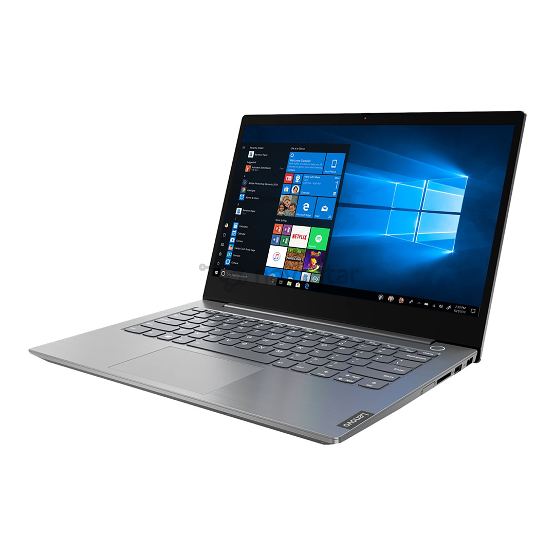 Nešiojamas kompiuteris ThinkBook 14IIL/Intel Core™ i7-1065G7/Intel Iris Plus Graphics/SSD 512GB/RAM16GB/W10P/Nordic