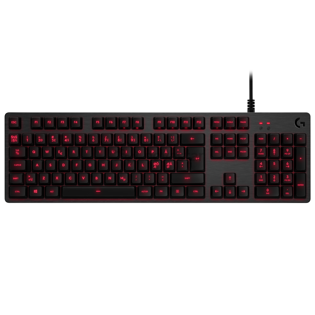 Klaviatūra Logitech G413, US, Laidinė