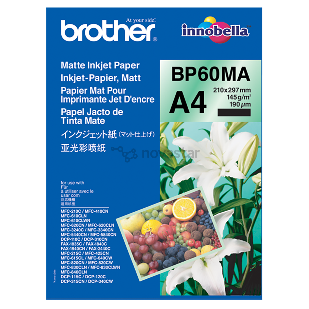 Foto popierius Brother BP60MA A4 Matte, 25vnt