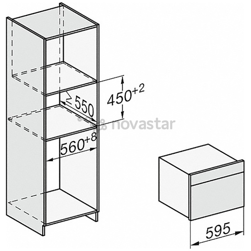 Miele, microwave function, 43 L, inox - Built-in Compact Oven