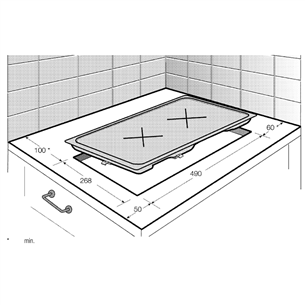 Beko, width 30 cm, frameless, black - Built-in Induction Hob