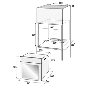 Orkaitė Beko BIM24400GCS