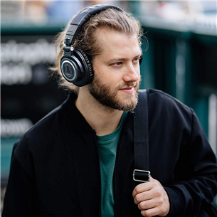 Ausinės Audio Technica H50X, belaidės, Juodos