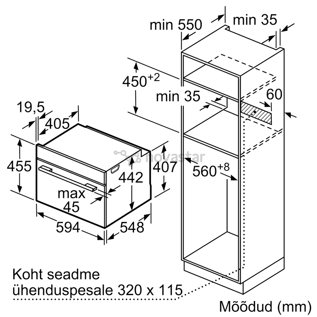 Orkaitė Bosch CSG636BS3
