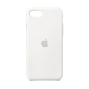 Dėklas Apple iPhone 7/8/SE 2020, Silikoninis, Baltas