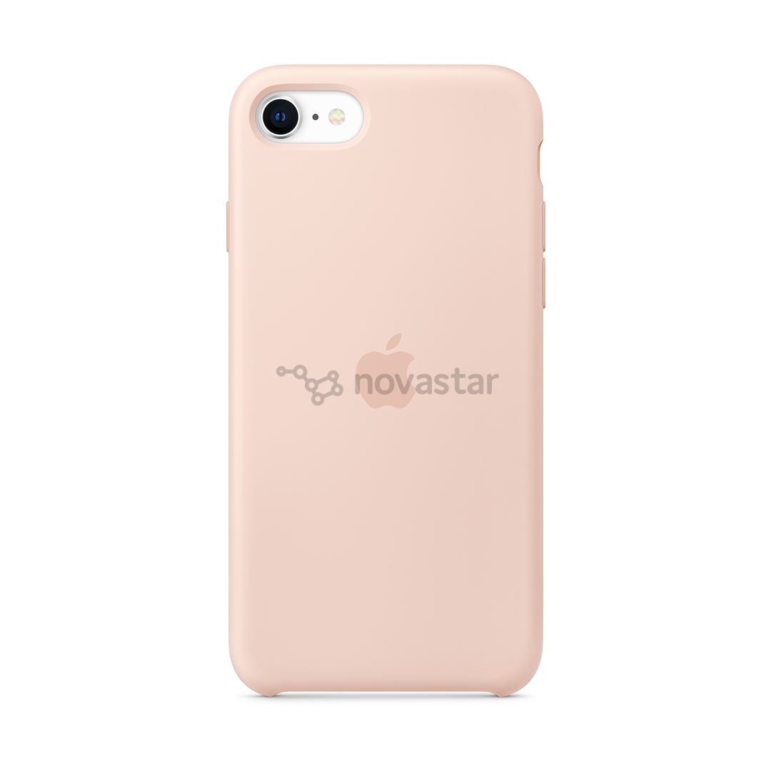 Dėklas Apple iPhone 7/8/SE 2020, Silikoninis, Rožinis