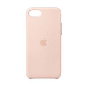 Dėklas Apple iPhone 7/8/SE 2020, Silikoninis, Rožinis