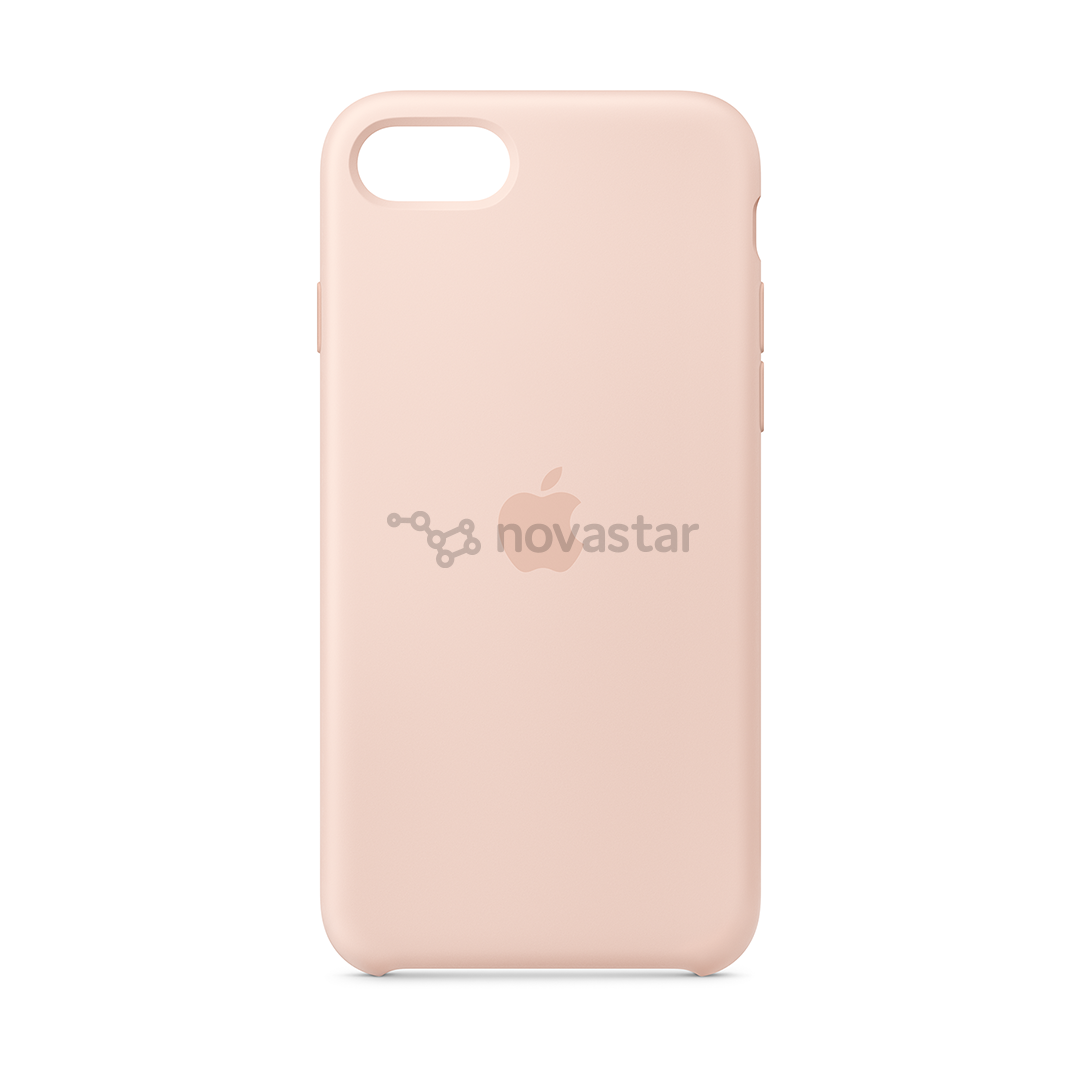 Dėklas Apple iPhone 7/8/SE 2020, Silikoninis, Rožinis