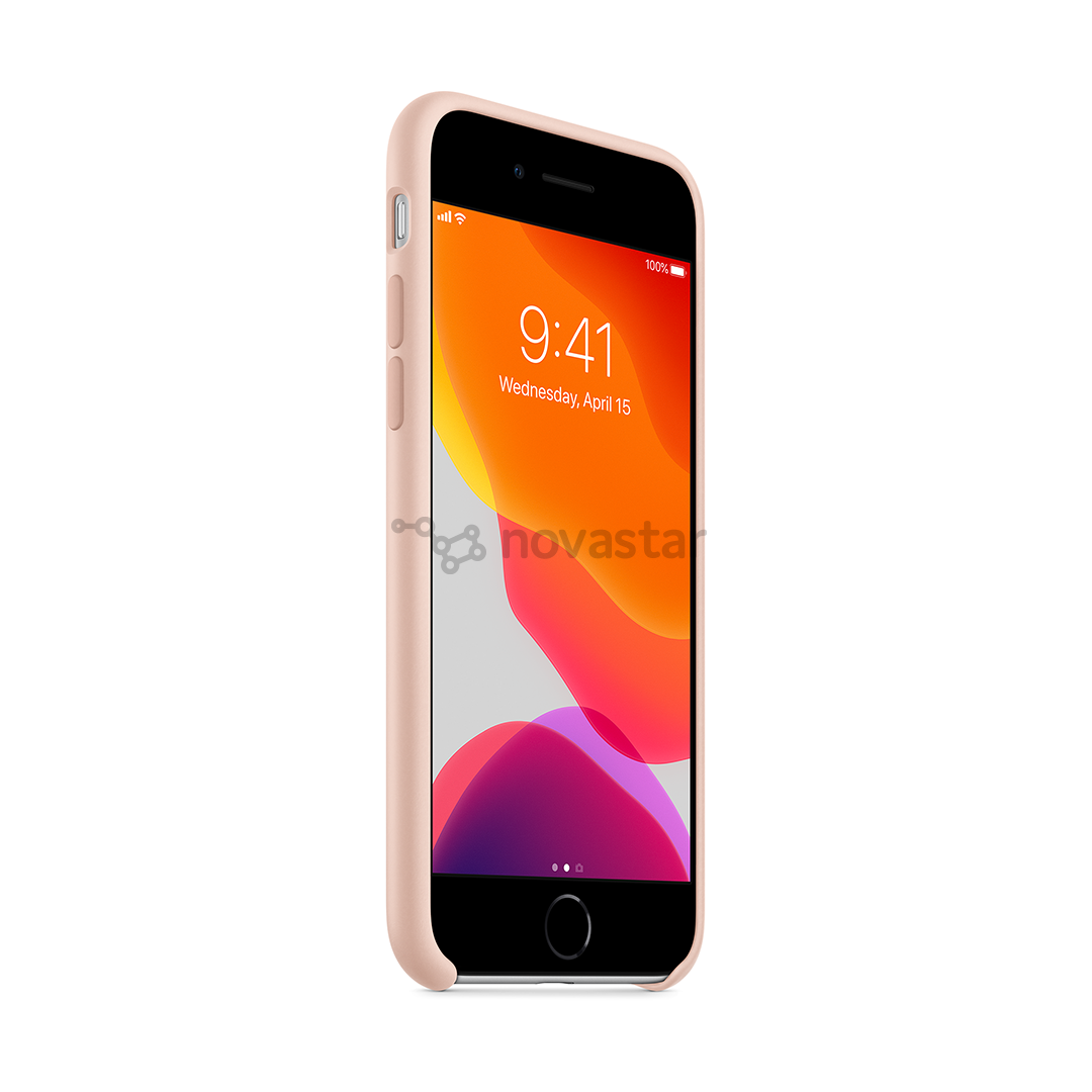 Dėklas Apple iPhone 7/8/SE 2020, Silikoninis, Rožinis