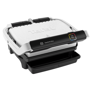 Tefal OptiGrill Elite, 2000 Вт, черный/нерж. сталь - Электрический гриль