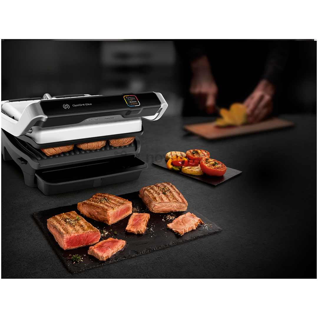 Tefal - Grill de contact OPTIGRILL ELITE 2000W/230V noir