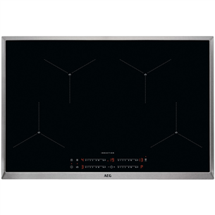 AEG 7000 SenseBoil, width 76.6 cm, steel frame, black - Built-in Induction Hob