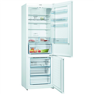 Bosch, NoFrost, 438 L, aukštis 203 cm, baltas - Šaldytuvas