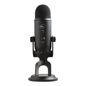 Mikrofonas Blue Yeti, USB, Juodas 988-000229