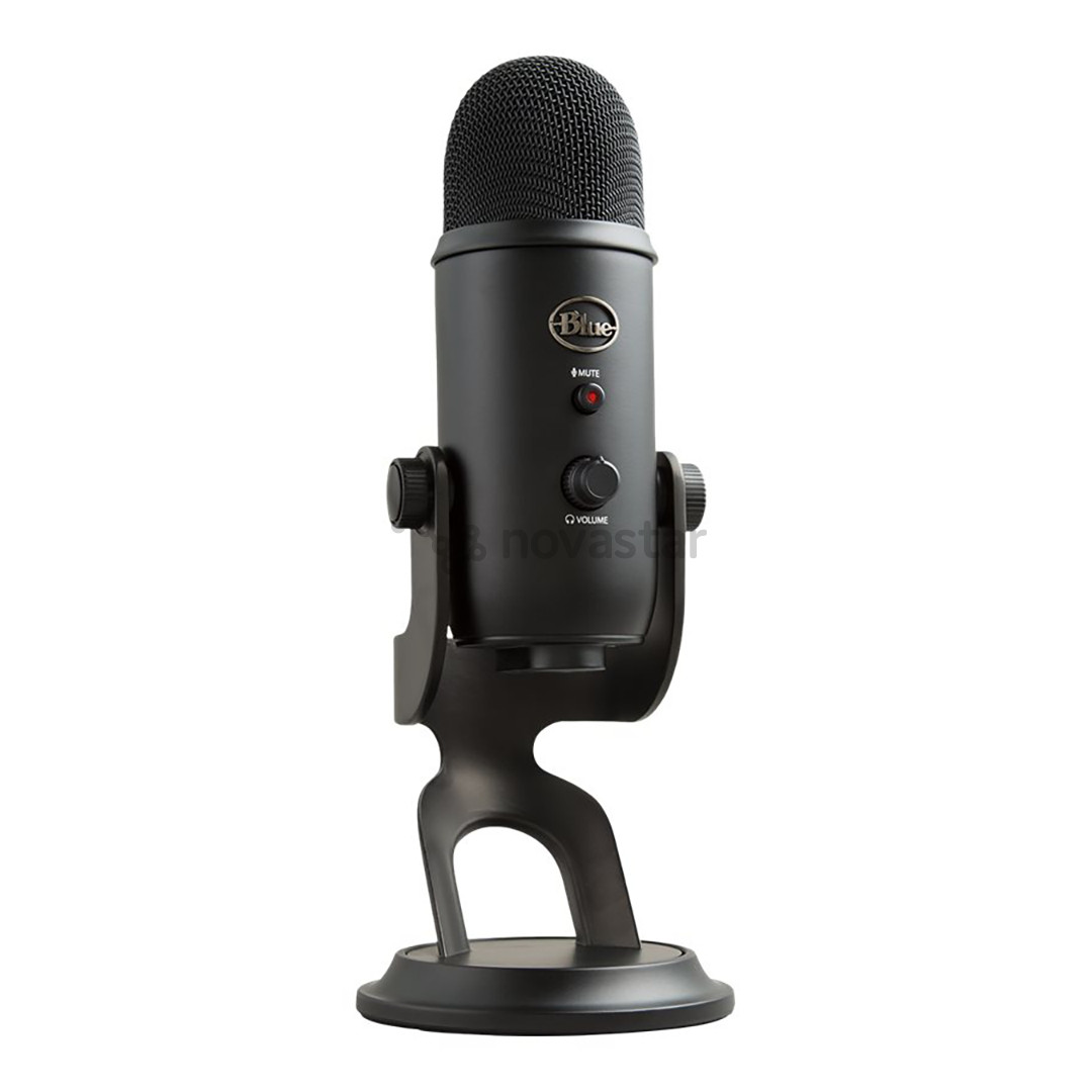 Blue Yeti, USB, черный - Микрофон