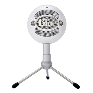 Mikrofonas Blue Snowball Ice, Baltas