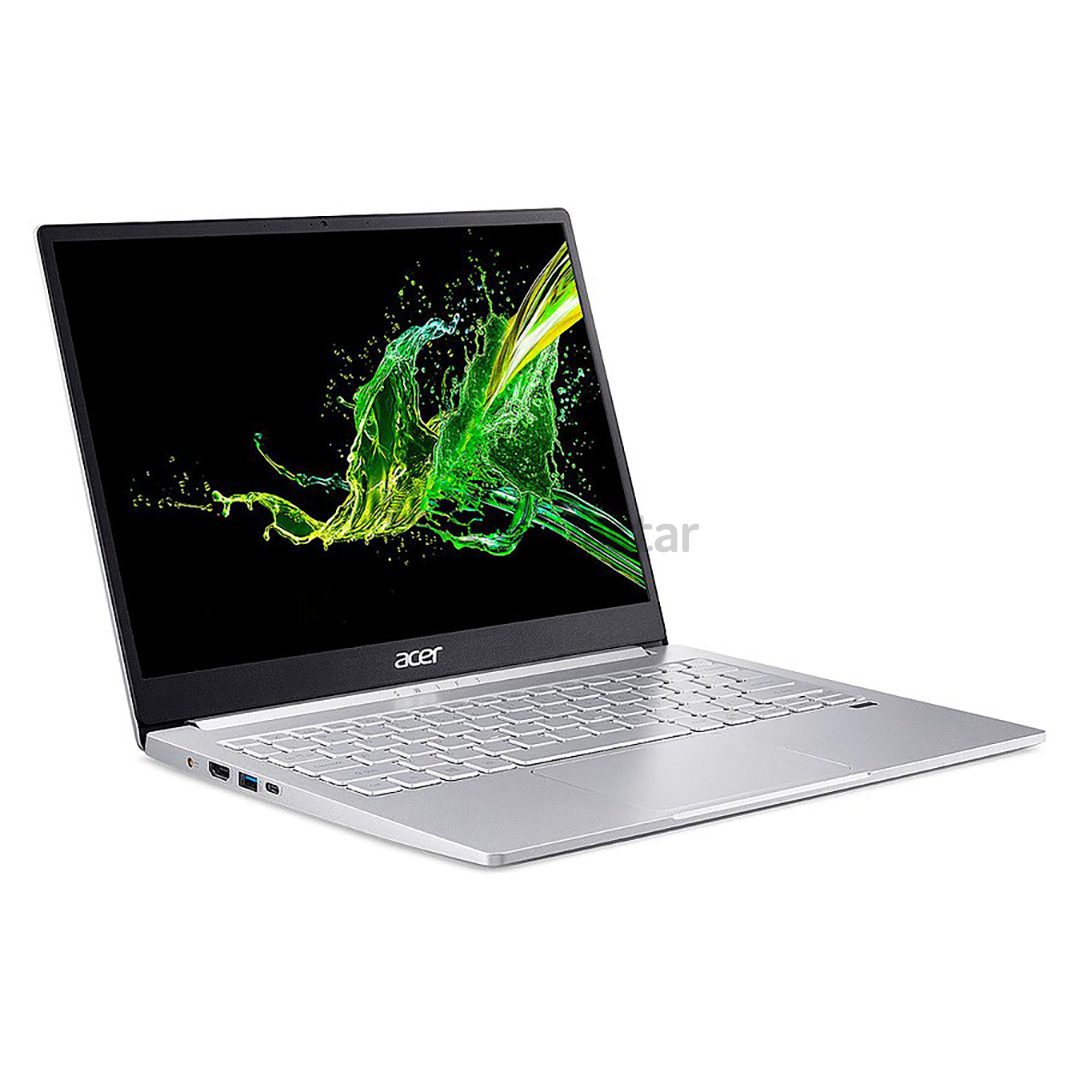 Nešiojamas kompiuteris Acer Swift 3 SF313-52/Intel Cor i5-1035G4/Intel UHD Graphics/SSD 512GB/RAM 8GB/W10H/Nordic/Silver