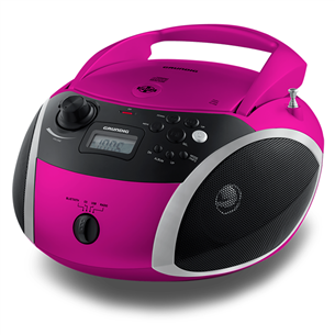 Magnetola Boombox Grundig GPR1040, Rožinė