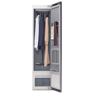 Drabužių priežiūros sistema Samsung AirDresser, gylis 61.5 cm, pilka