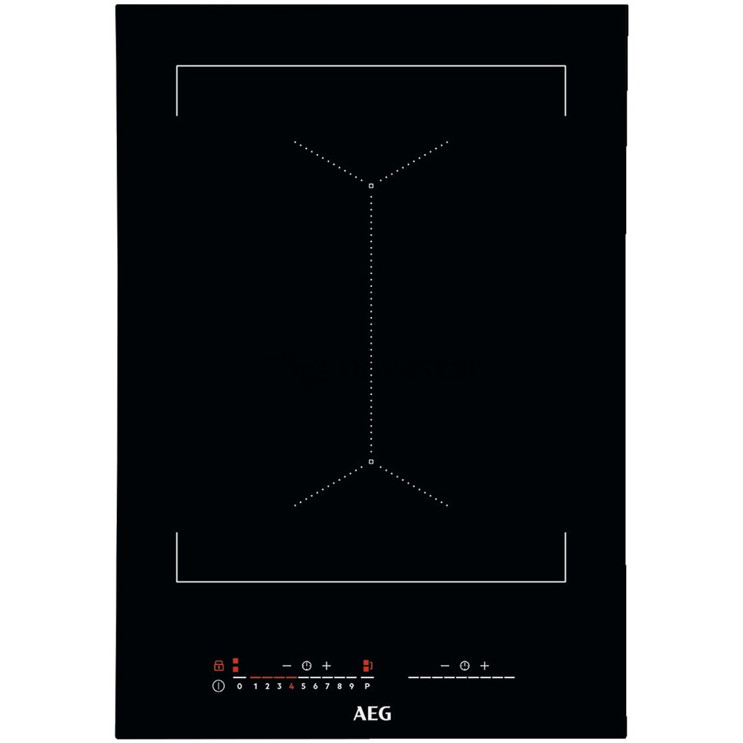 AEG, plotis 36 cm, berėmė, juoda - Įmontuojama indukcinė kaitlentė