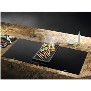 AEG, width 36 cm, frameless, black - Built-in Induction Hob