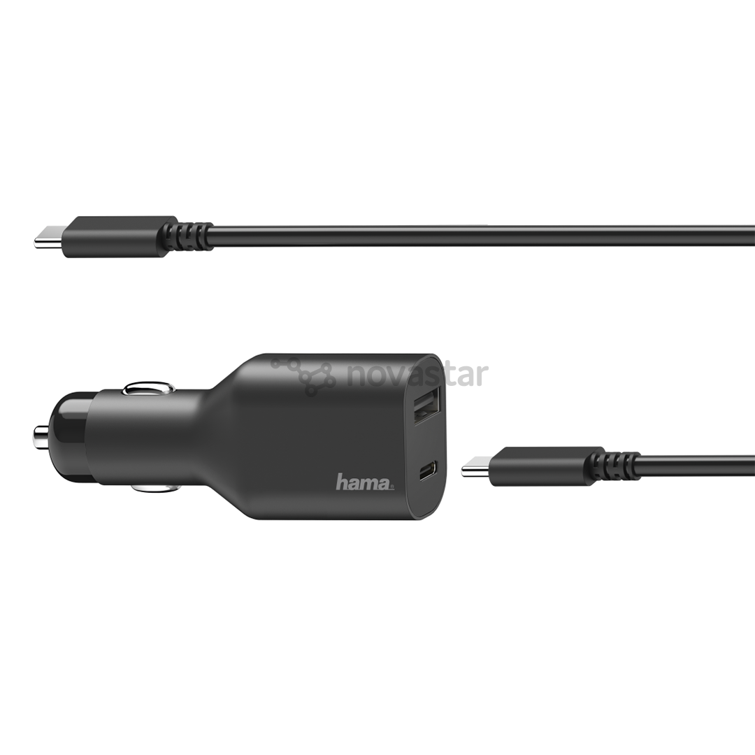 Automobilinis adapteris Hama USB-C, 5-20V/70W
