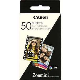 Foto popierius Canon ZINK PAPER ZP-2030, 50 lapų