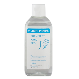 Dezinfekcinis gelis rankoms Chemi-Pharm, 100ml ASEPT100GEEL