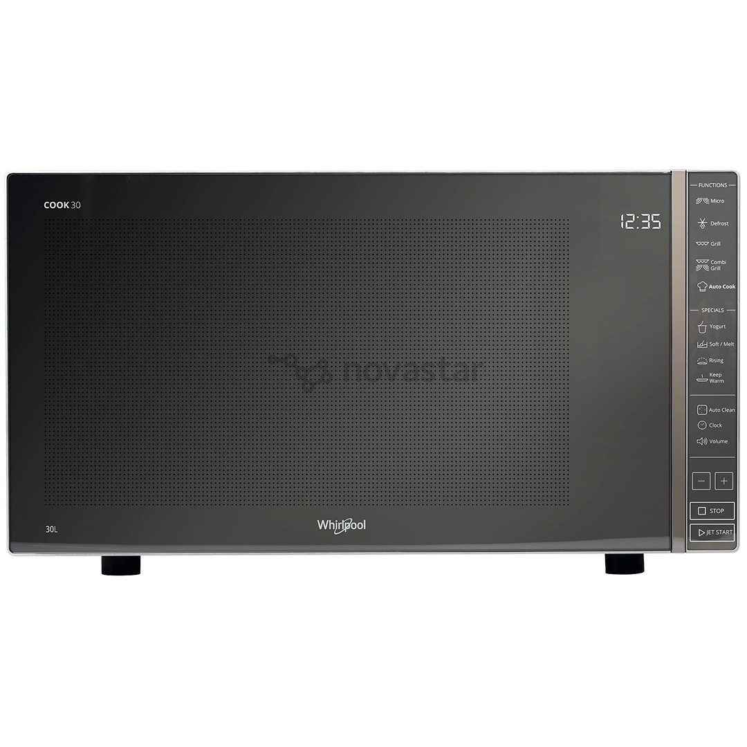 Whirlpool, 30 L, 900 W, silver - Microwave Oven with Grill