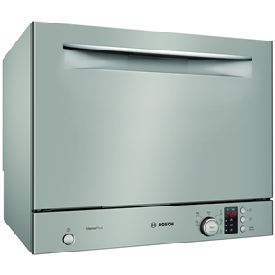 Bosch, 6 place settings, inox - Compact Dishwasher