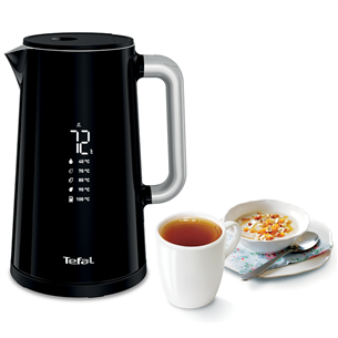 Tefal, pегулировка температуры, 1,7 л, черный - Чайник