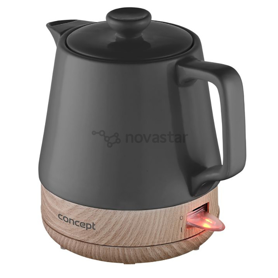 Concept, 1 L, black - Kettle