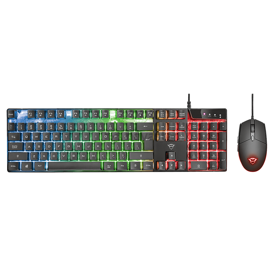 Klaviatūra ir pelė Trust GXT 838 Azor Gaming Combo, EST